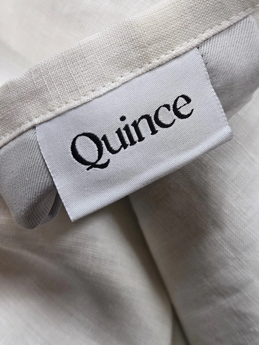 NWOT QUINCE Set Of 2 48x84 European Linen True Blackout Curtains White 9368